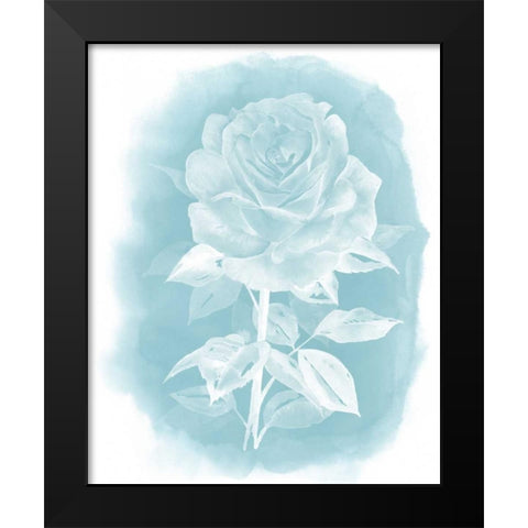 Ghost Rose I Black Modern Wood Framed Art Print by Popp, Grace