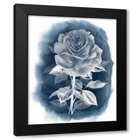 Ghost Rose III Black Modern Wood Framed Art Print by Popp, Grace