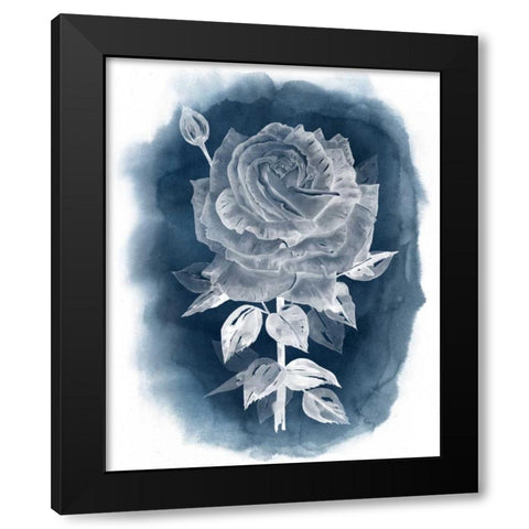 Ghost Rose IV Black Modern Wood Framed Art Print by Popp, Grace