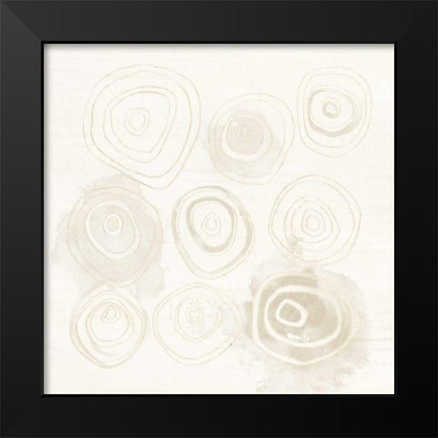 Neutral Logic I Black Modern Wood Framed Art Print by Vess, June Erica