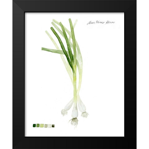 Root Vegetable V Black Modern Wood Framed Art Print by Popp, Grace