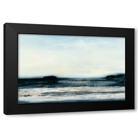 Ocean Tide I Black Modern Wood Framed Art Print with Double Matting by Gordon, Sharon