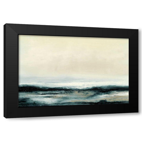Ocean Tide II Black Modern Wood Framed Art Print with Double Matting by Gordon, Sharon