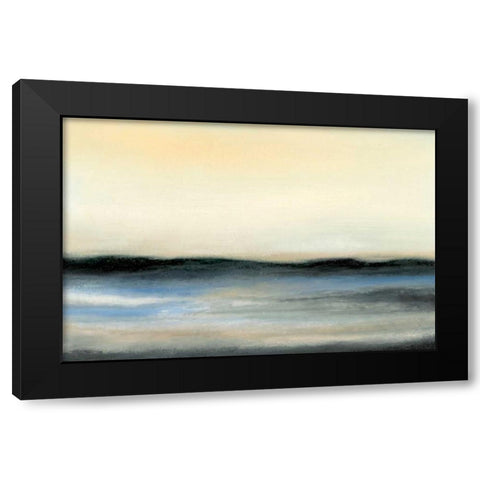 Ocean Tide V Black Modern Wood Framed Art Print by Gordon, Sharon