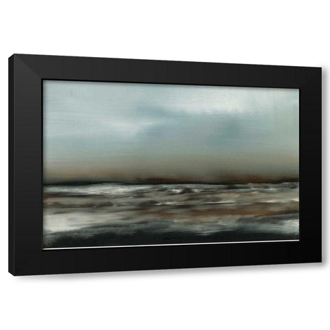 Ocean Tide VII Black Modern Wood Framed Art Print by Gordon, Sharon