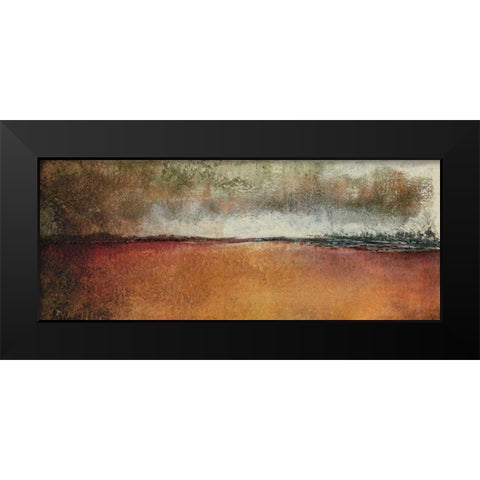 Reflect Black Modern Wood Framed Art Print by Gordon, Sharon