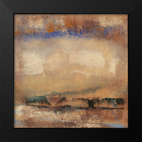 Origin Abstract II Black Modern Wood Framed Art Print by Gordon, Sharon