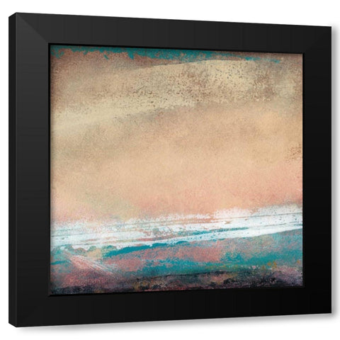 Origin Abstract III Black Modern Wood Framed Art Print by Gordon, Sharon
