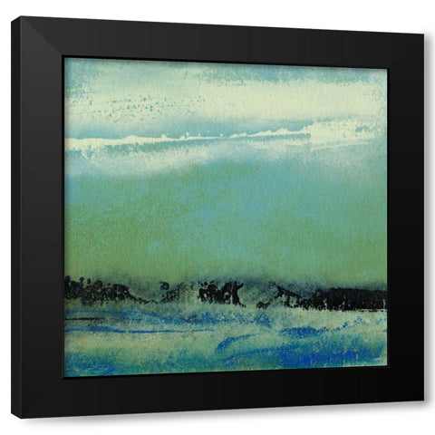 Origin Abstract IV Black Modern Wood Framed Art Print by Gordon, Sharon