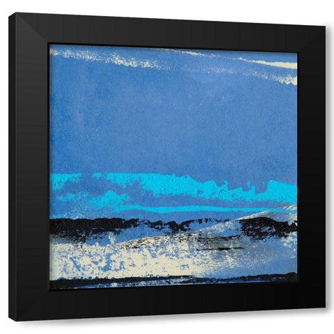 Origin Abstract VIII Black Modern Wood Framed Art Print by Gordon, Sharon