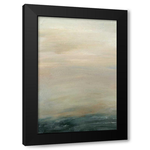 Soft Horizon  I Black Modern Wood Framed Art Print by Gordon, Sharon