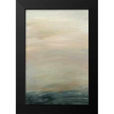 Soft Horizon  I Black Modern Wood Framed Art Print by Gordon, Sharon