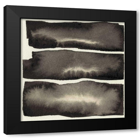 Diverge I Black Modern Wood Framed Art Print by Gordon, Sharon
