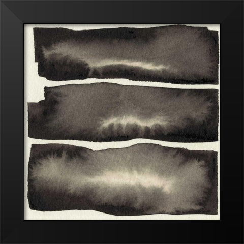 Diverge I Black Modern Wood Framed Art Print by Gordon, Sharon