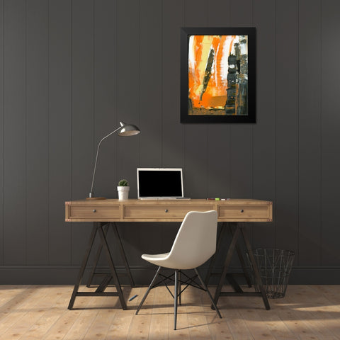 Avenue IV Black Modern Wood Framed Art Print by Gordon, Sharon