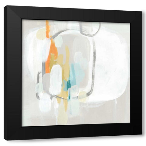 Stereo Fade II Black Modern Wood Framed Art Print with Double Matting by Vess, June Erica