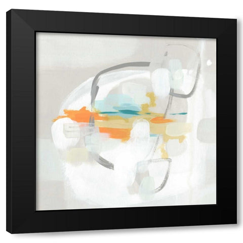Stereo Fade III Black Modern Wood Framed Art Print with Double Matting by Vess, June Erica