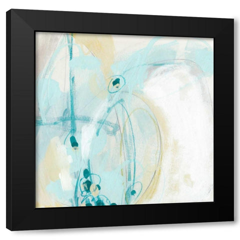 Sea Story I Black Modern Wood Framed Art Print with Double Matting by Vess, June Erica