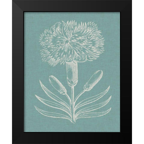 Graceful Floral II Black Modern Wood Framed Art Print by Vision Studio