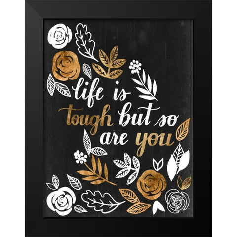 Girl Power II Black Modern Wood Framed Art Print by Popp, Grace