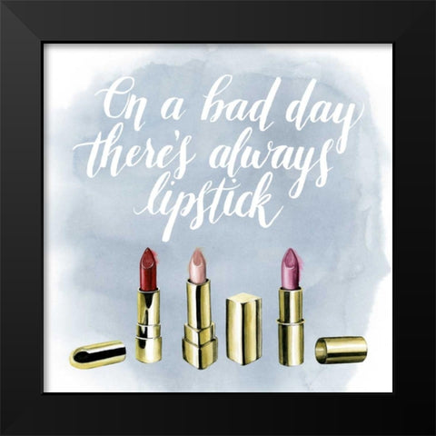 Lets Makeup I Black Modern Wood Framed Art Print by Popp, Grace