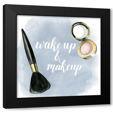 Lets Makeup II Black Modern Wood Framed Art Print by Popp, Grace