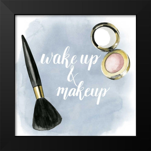 Lets Makeup II Black Modern Wood Framed Art Print by Popp, Grace