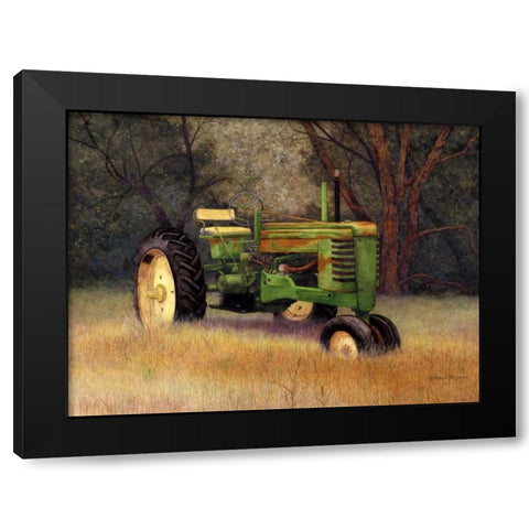In Repose Black Modern Wood Framed Art Print with Double Matting by Matcham, Marcia