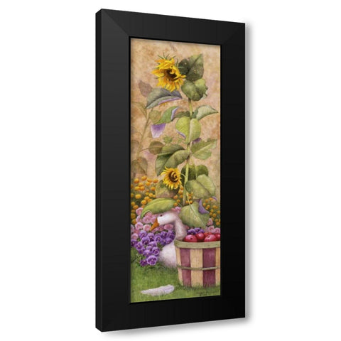 Garden March I Black Modern Wood Framed Art Print with Double Matting by Matcham, Marcia