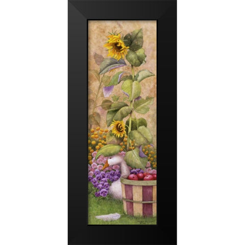 Garden March I Black Modern Wood Framed Art Print by Matcham, Marcia