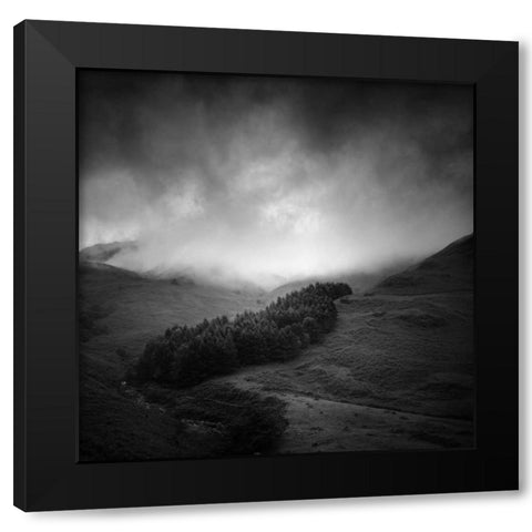 Misty Weather I Black Modern Wood Framed Art Print by Henson, Martin