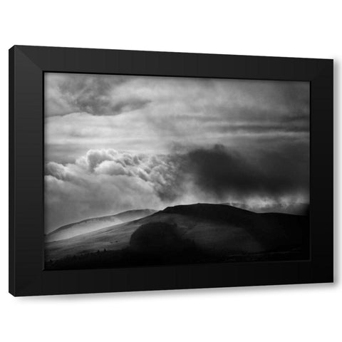 Misty Weather VIII Black Modern Wood Framed Art Print with Double Matting by Henson, Martin