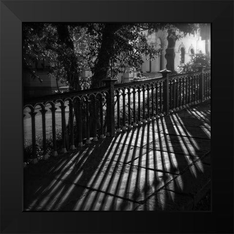 Around Town IV Black Modern Wood Framed Art Print by Henson, Martin