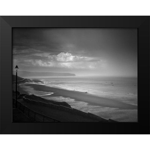 Sea Storm I Black Modern Wood Framed Art Print by Henson, Martin