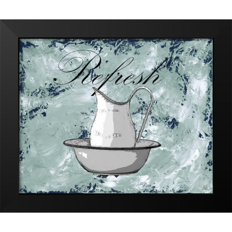 Relax-Refresh I Black Modern Wood Framed Art Print by Reynolds, Jade