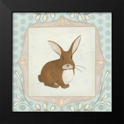 Forest Cameo IV Black Modern Wood Framed Art Print by Vess, June Erica