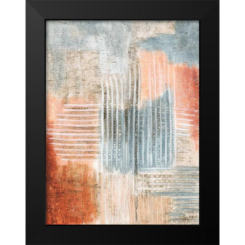 Summer Rust I Black Modern Wood Framed Art Print by Lam, Vanna