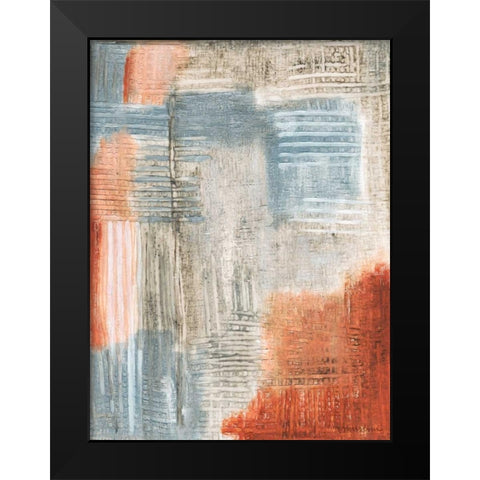 Summer Rust II Black Modern Wood Framed Art Print by Lam, Vanna