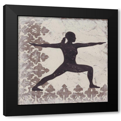 Bliss II Black Modern Wood Framed Art Print with Double Matting by Zarris, Chariklia