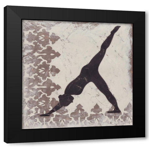 Bliss III Black Modern Wood Framed Art Print with Double Matting by Zarris, Chariklia