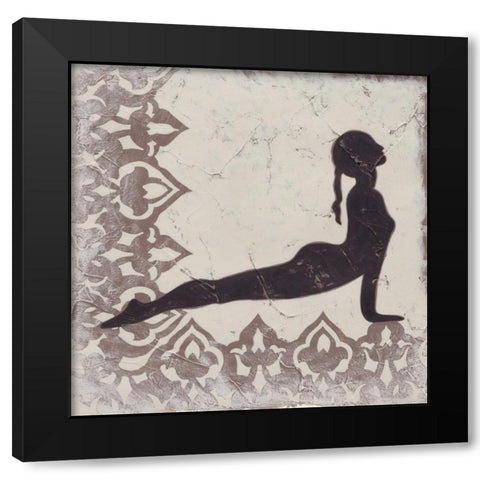 Bliss IV Black Modern Wood Framed Art Print with Double Matting by Zarris, Chariklia