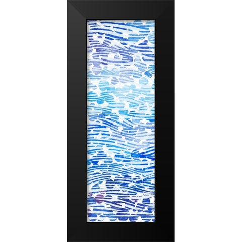 2-Up Winter River Rocks I Black Modern Wood Framed Art Print by Popp, Grace