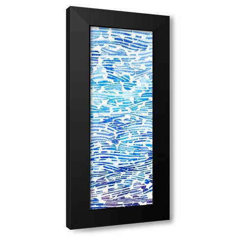 2-Up Winter River Rocks II Black Modern Wood Framed Art Print by Popp, Grace