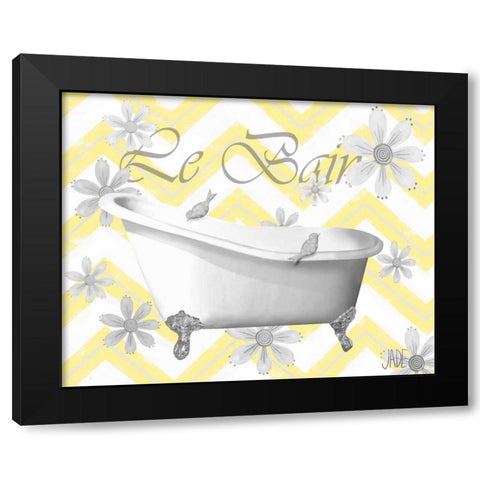 Le Bain I Black Modern Wood Framed Art Print by Reynolds, Jade