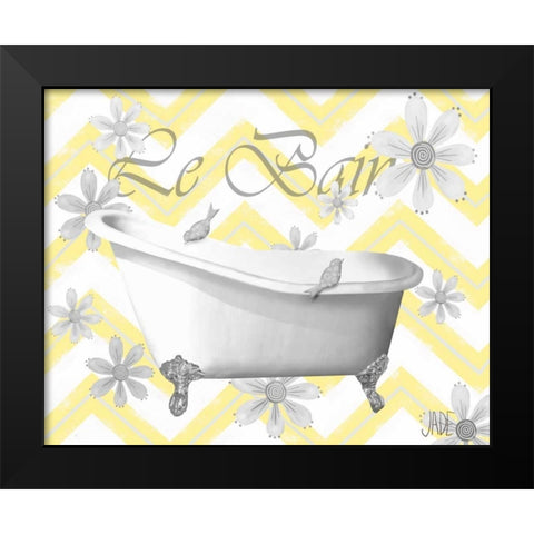 Le Bain I Black Modern Wood Framed Art Print by Reynolds, Jade