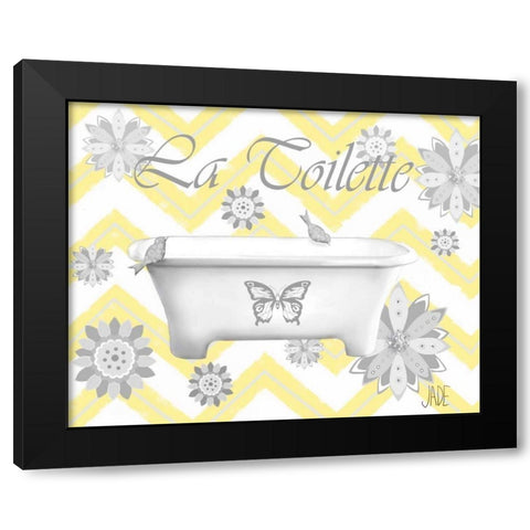 Le Bain II Black Modern Wood Framed Art Print by Reynolds, Jade