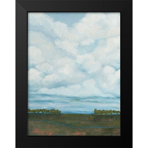 Billow II Black Modern Wood Framed Art Print by Popp, Grace