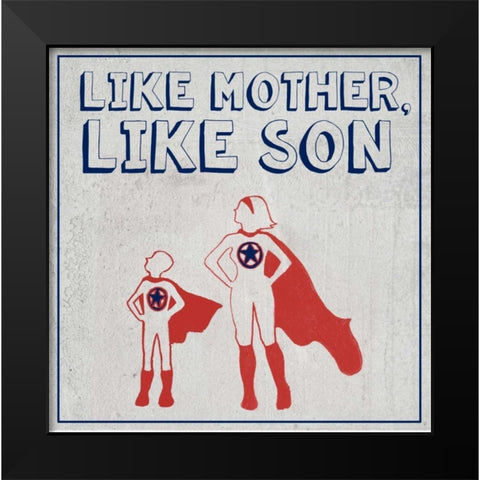 Little Hero II Black Modern Wood Framed Art Print by Popp, Grace