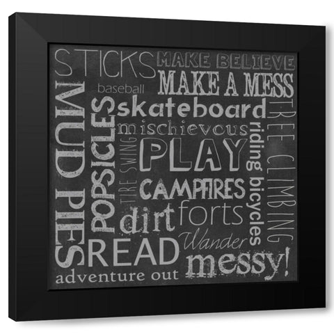 Inspired Youth II Black Modern Wood Framed Art Print with Double Matting by Popp, Grace