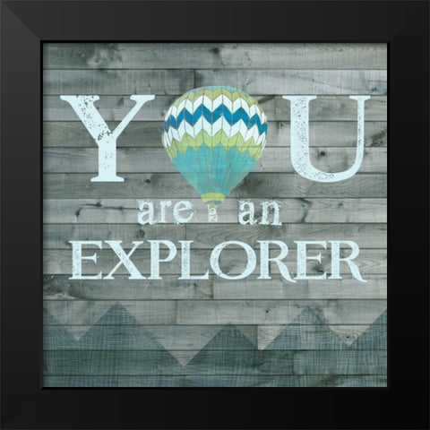 Inspired Youth V Black Modern Wood Framed Art Print by Popp, Grace